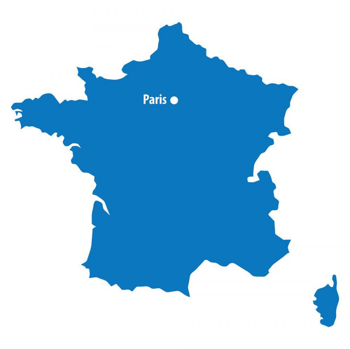 Mapa de la capital de Francia